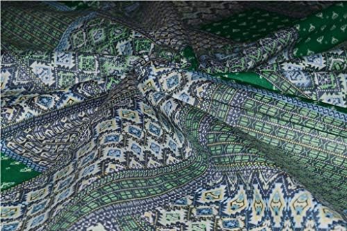 Indian Handmade Jaipuri Print 44 Inch Wide Running Fabric Multi Color and Design Printed Dressmaking Fabric, Art & Craft Fabric, Patch Work Fabric 10 Yard Fabric by