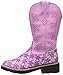 Roper Square Toe Floral Glitter Western Boot (Toddler/Little Kid)