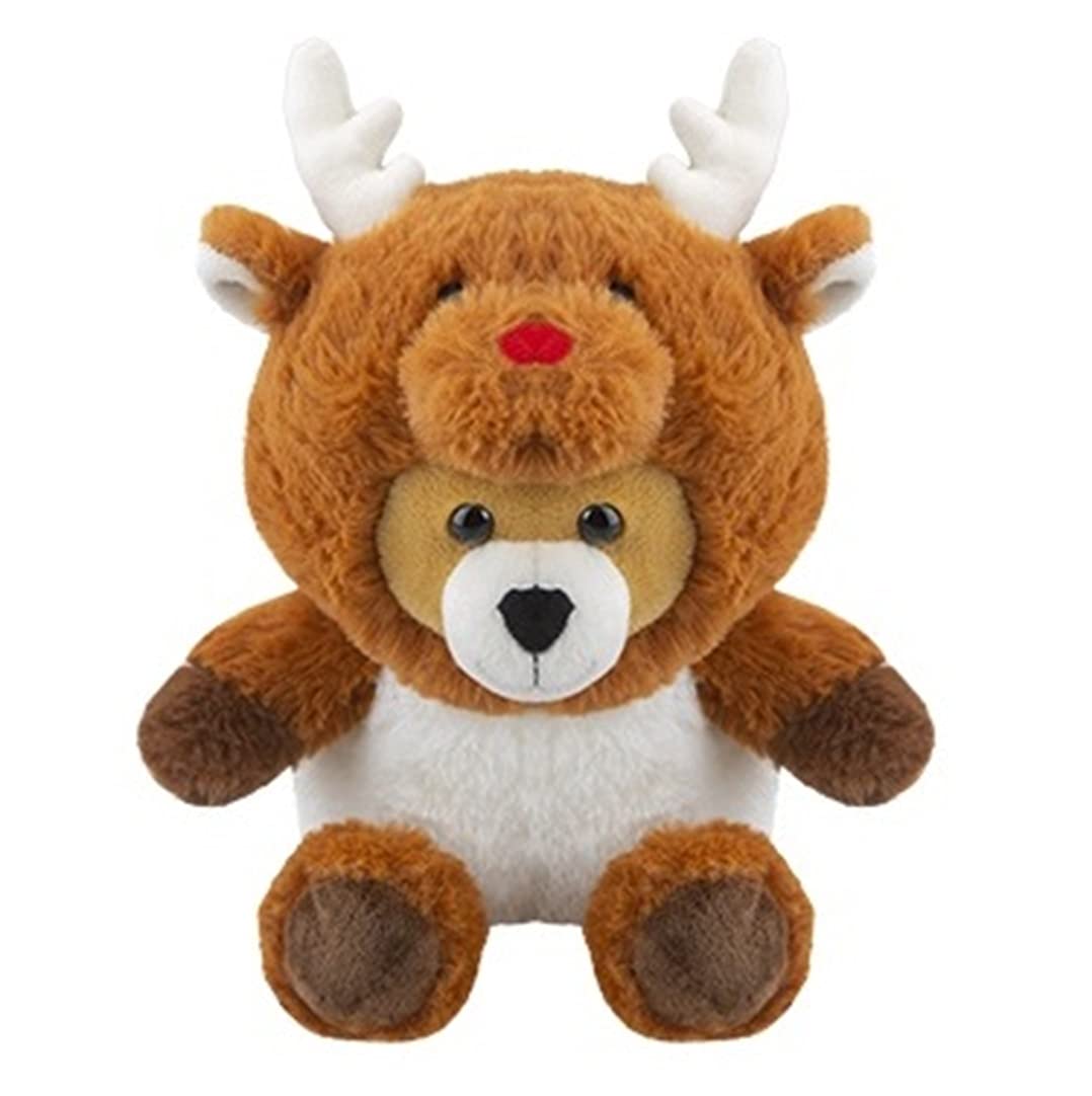Katy Craig Christmas Teddy Bear in Reindeer Outfit Plush Soft Toy - 28cm (11inch)