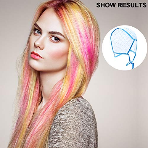 6 Pieces Hair Cap Highlighting Frosting Cap Highlight for Hair Cap Dye