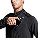 Mission Men's VaporActive Stamina Lightweight 1/4 Zip Long Sleeve Pullover, Moonless Night, Medium