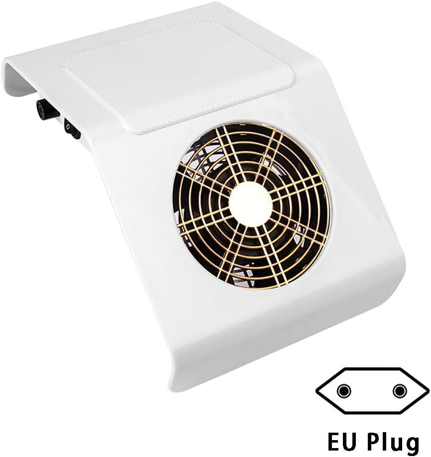 40W Nail Art Dust Suction Collector Frosted hand pad design Low Noise Nail Dust Collector Vacuum Cleaner single fan operated suitable for home DIY nail care nice family gift