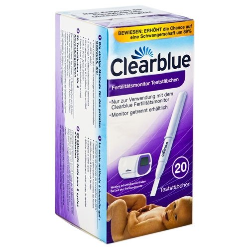 Clearblue Fertilitätsstäbchen für Clearblue Fertilitätsmonitor, 20 St
