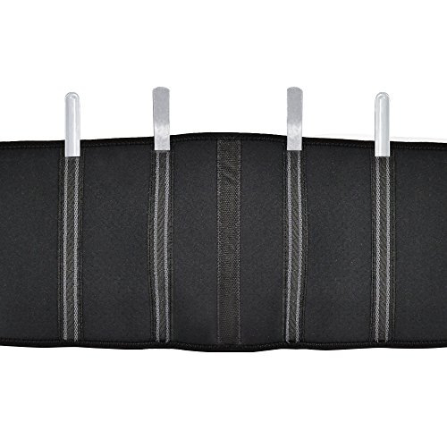 Bracoo Back Lumbar Brace, Abdominal Support Belt for Strains, Sprains and Pain Relief - Adjustable Straps, Lightweight & Flexible, BS31 (S/M (28" - 42"), Black) - Thumbnail 5