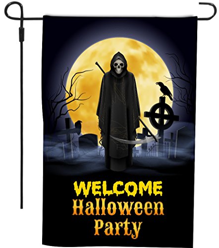 Happy Halloween Grim Reaper Welcome