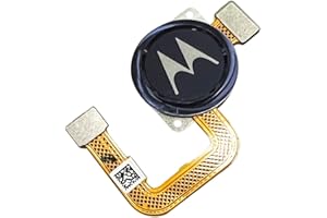 SAMXI Home Button Fingerprint Reader Sensor Power Flex Replacement for Motorola Moto G Stylus 6.4" (XT2043-4,XT2043) Black