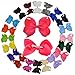 LCLHB Grosgrain Ribbon Bow With Alligator Clips For Babies Teens and Juniors (4 Inch and Pack of 20)