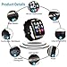 Aeifond Bluetooth Smart Watch Touchscreen Smartwatch Smart Wrist Watch Sport Fitness Tracker Pedometer Watch With SIM TF Card Slot Camera for Android Samsung IOS iPhone Kids Women Men (Q18-B)