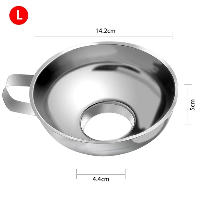 Cheerfulus Edelstahl Weithalsig Canning Trichter | Marmelade Trichter 5cm