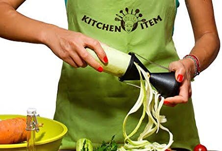 Kitchen Item Premium Spiralizer- Best New and Improved Vegetable Cutter- Pasta Zucchini Noodle Spaghetti Maker