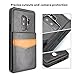 Galaxy S9 Plus Case, Galaxy S9 Plus Card Holder Case, LuckyBaby Premium Leather Folio Flip Galaxy S9 Plus Wallet Case with Credit Card Slots Shockproof Protective Case for Samsung Galaxy S9+ - Black