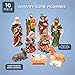 Bright Creations Mini Nativity Scene Figurine Set, Religious Christmas Decorations (10 Pieces)