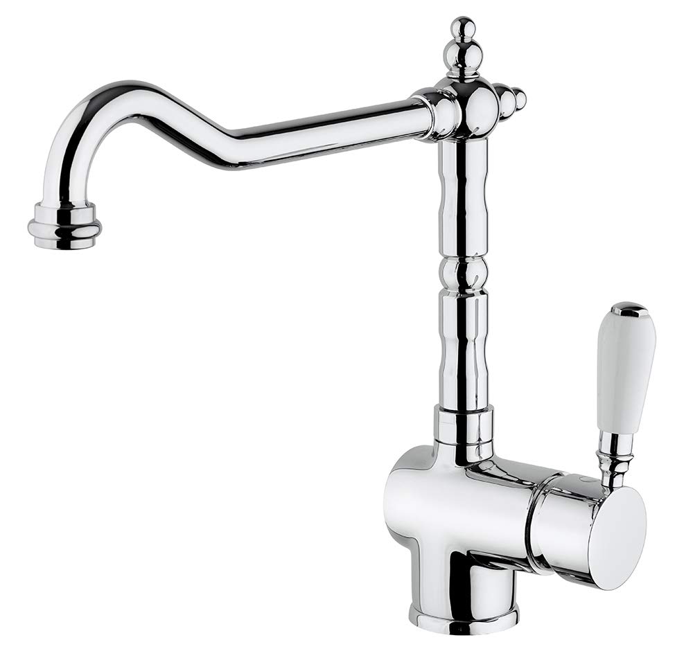 First F-2471/01uam Single Lever Sink Mixer Ancient Rod, Chrome