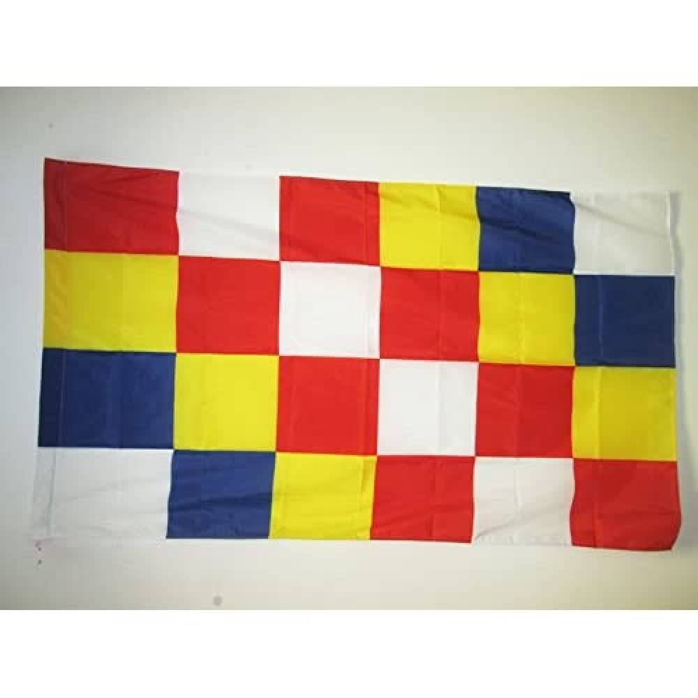AZ FLAG - Province of Antwerp Flag - 3x5 Ft - Antwerpen Banner with Sleeve - 100% Polyester - Fade Resistant - Vivid Colors - 3' x 5' Feet - 150x90 Cm