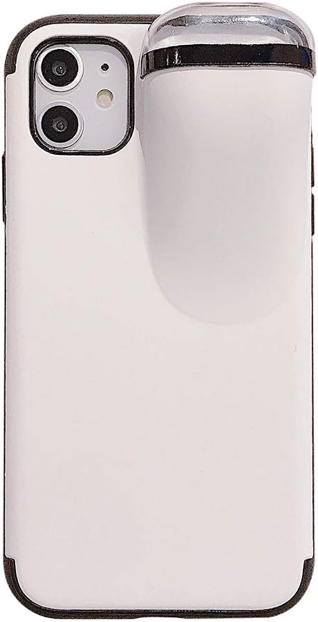 FGRYB 2019 Newest Cover for iPhone 11 with AirPods Case, Anti-scratch Ultra-Thin Phone Case with Aipods 1 & 2 Protective Holder for iPhone 11 6.1 (White)