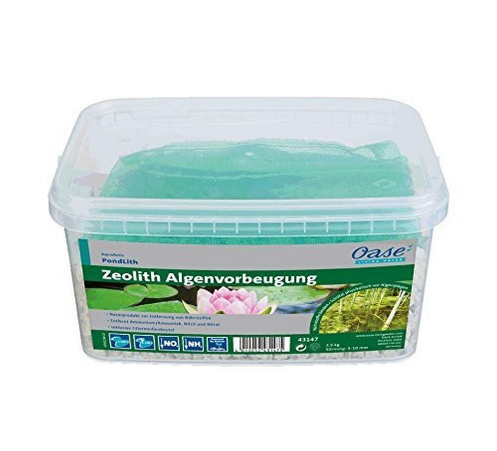 Oase AquaActiv PondLith 2.5 kg (for 2500 litres of pond water) - filter material, natural filter medium with 5-10 mm grit, breakdown of nitrogen compounds