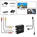 RCA to HDMI, Yuangao RCA Composite AV CVBS to HDMI Audio Video Mini Converter Adapter Full HD 1080P Support PAL/NTSC with USB Charge Cable for PC Laptop Xbox PS2 PS3 TV STB VHS VCR Camera DVD, blac