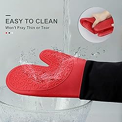 Silicone Oven Mitts, Durable sungwoo Heat Resistant