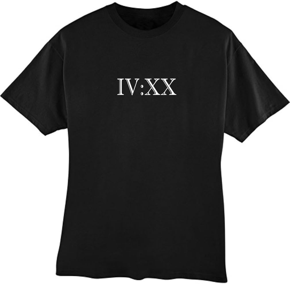 Amazon 420 Roman Numerals 4 20 Adult Tee Shirt Choice Of Colors Amazon 420 roman numerals 4 20 adult tee shirt choice of colors