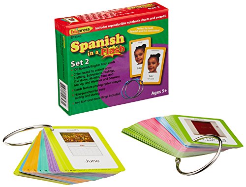 Spanish in a Set 2 Flash Cards