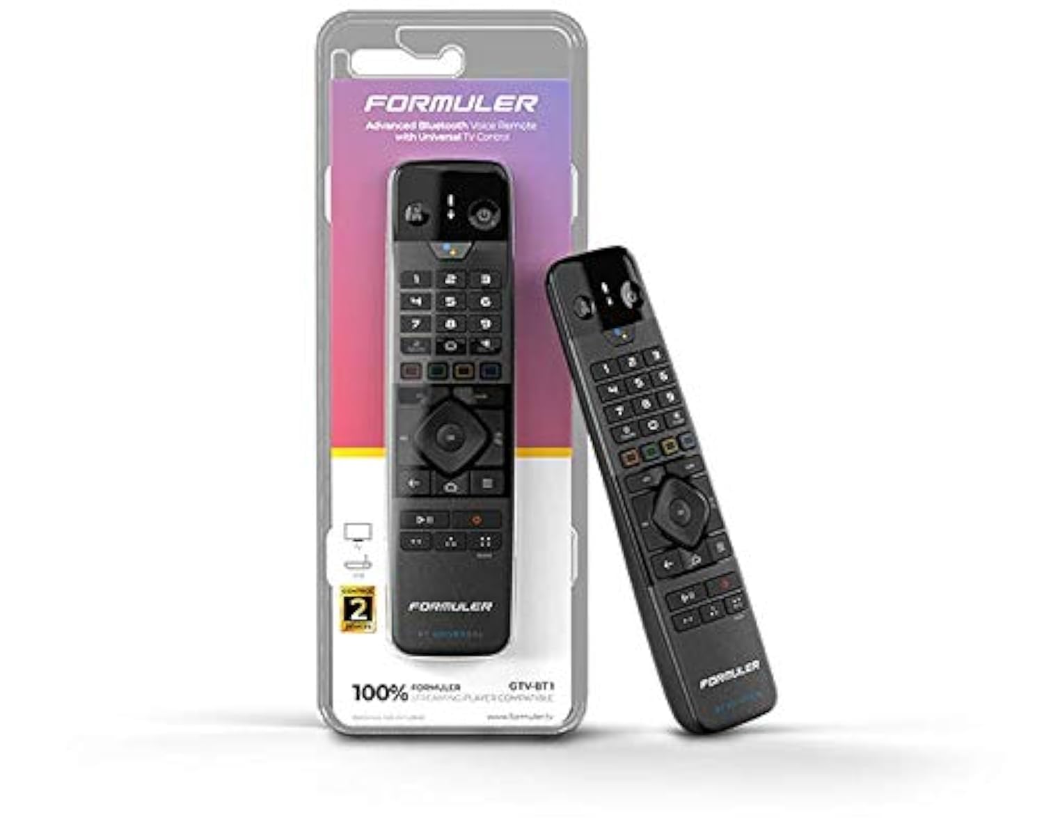 Formuler GTV-BT1 Advanced Bluetooth Voice Remote with Universal TV Control for Z8 and Z Alpha by Formuler Sales UK