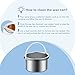 LAVANY Wax Warmer, Hair Removal Waxing Kit Pearl Wax Machine Hot Wax Heater with 14 oz Removable Wax Pot, 4 Packs 100g Hard Wax Beans & 10 Wax Applicator Sticks