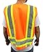 TrueCrest Surveyor Safety Vest For Construction with High Visibility Reflective Strips, 2XL