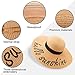 Women Straw Hat, Floppy Wide Brim Summer Sun Hats, Embroidered Cap for Bride Honeymoon Beach Party, Cruise, Vacation