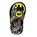 Batman Led Light up Flip Flop Beach Shoes Toddler Little Boys, Black, Medium 7-8
