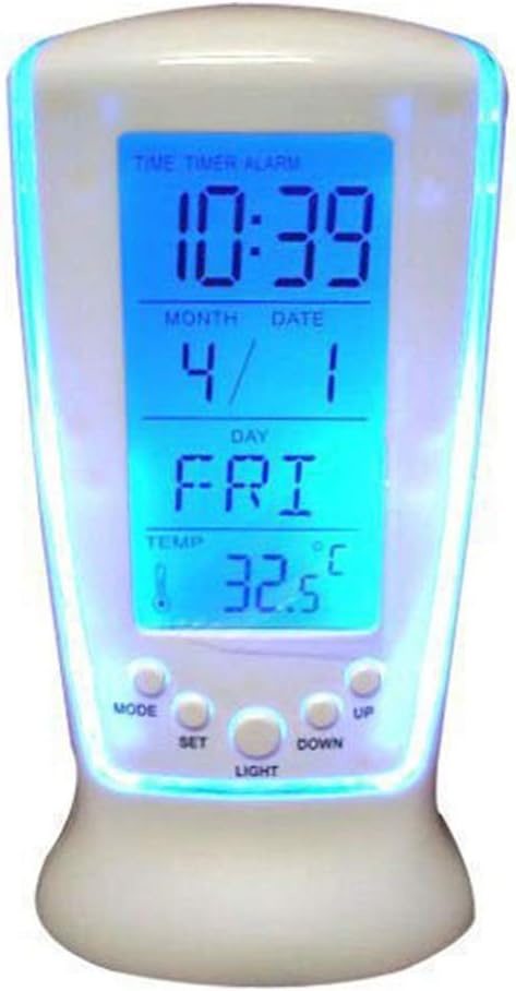 Romino Square Clock 510 Digital Alarm Temperature Calender Table Clock