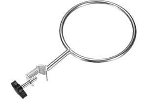 M METERXITY Laboratory Retort Support Ring Clamp 90mm OD Stainless Steel Closed Extension Ring Flask Clamp Burette Stand for 