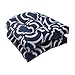 Pillow Perfect Trellis Indoor/Outdoor Wicker Chair Seat Cushion Tufted, Weather, and Fade Resistant, 19