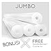 4 Pack Oodles Monster 55 Inch x 3.5 Inch Jumbo Swimming Pool Noodle Foam Multi-Purpose White