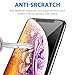 Marge Plus Compatible with iPhone Xs Max Screen Protector, （3 Packs +1 Clear Case）0.25mm Tempered Glass Screen Protector Anti-Scratch Case Friendly 2.5 D Curved Edge 6.5 Inch with 99% Touch Accurate