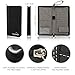 Passport Wallet - Family Passport Holder - Travel Wallet for Women Men Documents Organizer (Black)