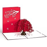 Lovepop Everyday Pop-Up Card for Her and Him- 3D Thinking of You Greeting Cards for Boys, Girls, Men, Women - 5" x 7" Maple Tree - Blank Note Card & Envelope Included