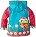 Stephen Joseph Kids' Toddler Girls' Rain Coat, OWL, 4T