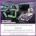 The Noggle-Making The Backseat Cool Again-Quick & Easy to Use Car Travel Accessories for a Comfy Ride Summer or Winter-Air Vent Extender Hose Directs Cool or Warm Air to Your Kids-8ft, Grey Quatrefoil
