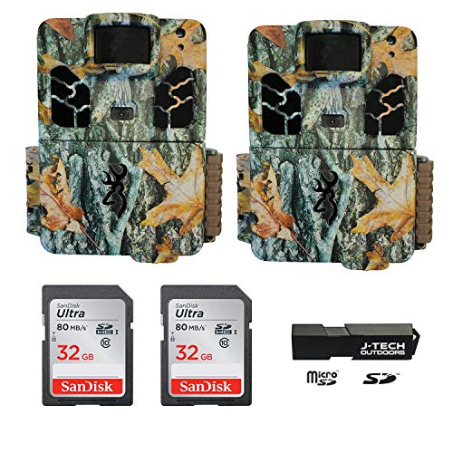 (2) Browning Dark Ops HD Pro X (2019) Trail Game Cameras Bundle