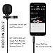 Lapel Microphone Lavalier Professional Grade Condenser Omnidirectional Noise Cancelling Clip-on Speaker Mic for iPhone iPad Mac Android Smartphones Interview Video Recording
