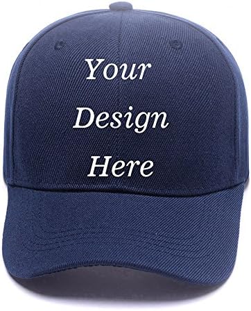 PONK Custom Baseball Cap Vintage Printed Sun Protection Hat Classic Hip-Hop Sport Cap Adjustable Snap-Back Hat
