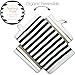 Kaydee Baby Organic Cotton Reversible Teething Chew Pads w/Organic Fleece Inner Lining for Baby Carriers for Girls and Boys - 2 Pack - Variety of Options Available (Stripes)