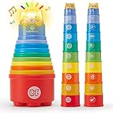 hahaland Stacking Toys for Toddlers 1-3 - Stacking