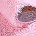 Noahas 4-Feet Luxury Round Area Rugs Super Soft Living Room Bedroom Carpet Woman Yoga Mat, Pink
