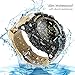 EX16 Rugged Waterproof Sports Smart Watch for Men Women Bluetooth Smartwatch with Activity Tracker Pedometer Steps Calories Counter Stopwatch Long Battery Life Compare for iOS & Android (Black)