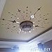 Alrens_DIY(TM) 48pcs Stars DIY Patterns Mirror Surface Crystal Wall Stickers Acrylic 3D Home Decal Living Room Murals Wall Paper Decor adesivo de parede