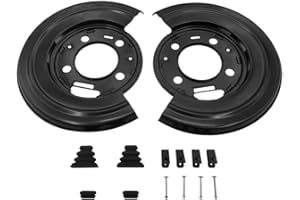 DOUQANG 2x Rear Brake Backing Plate Rear Brake Dust Shield Backing Plates Compatible with 1999-2015 Ford Excursion F250 F350 