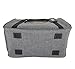 Pawfect Pets Pet Travel Carrier, Soft-Sided with Two Pet Mats for Small Dogs and Cats (Charcoal Grey)