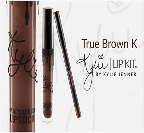Sexy Fashion Longlasting Kylie Jenner Matte Gloss Lipstick Candy Make Up Cosmetic (True Brown)