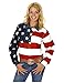 Roper Women's Long Sleeve American Flag Shirt Plus - 03-050-0185-0101 Re_X